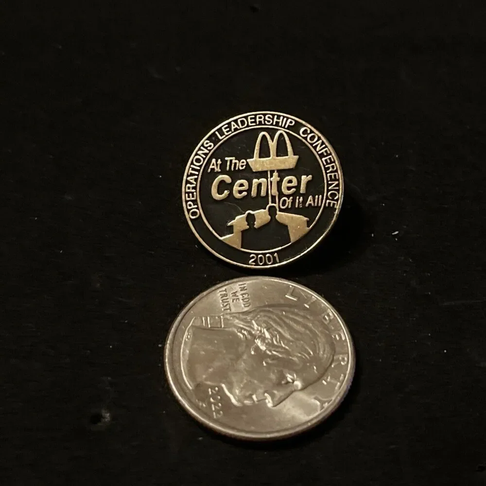 McDonald’s At The‎ Center Of It All Employee Lapel Hat Pin